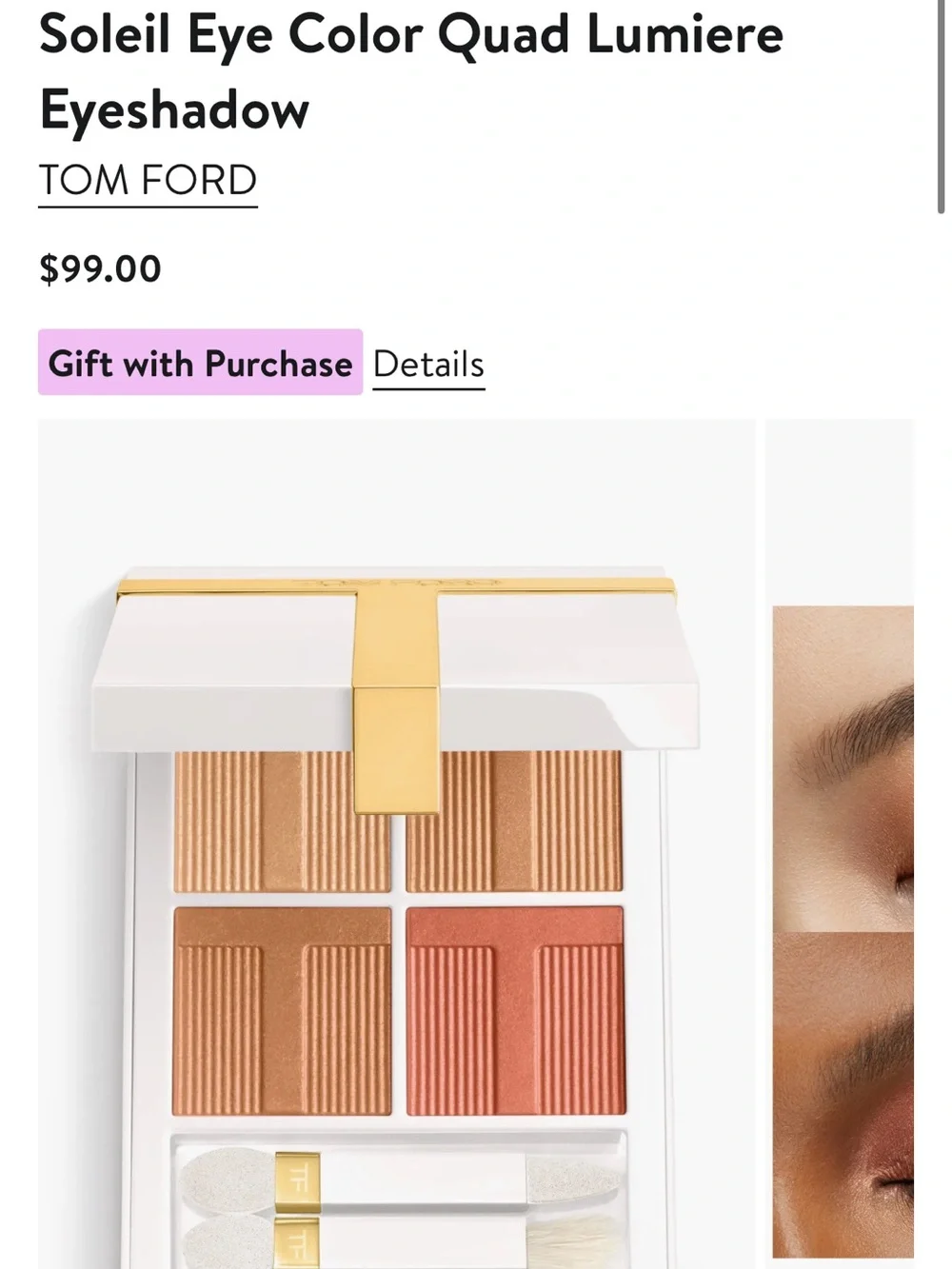 Tom Ford Soleil Eye Color Quad Lumiere